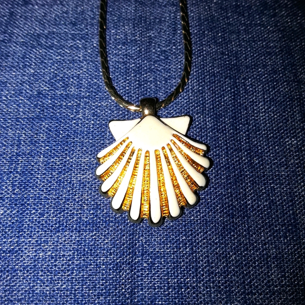 Vintage Monet Shell Necklace
